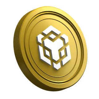 Jeton Binance BNB cryptocurrency affiché sur la page du guide destiné aux nouveaux traders