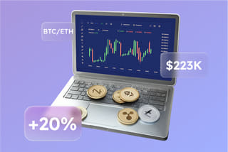 Représentation technologique d’un système de trading automatisé par IA sur OptiGain AI
